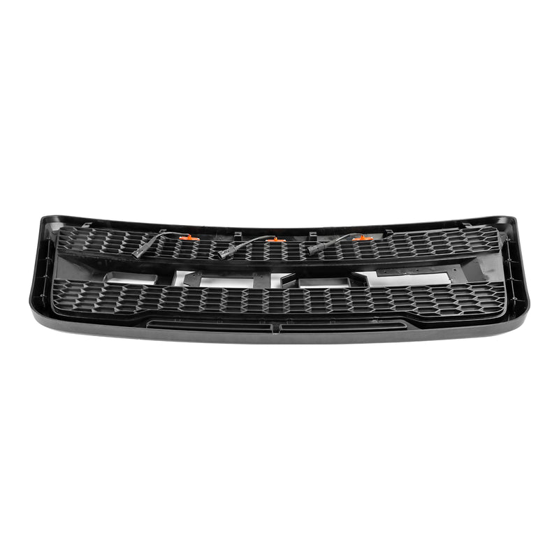 Raptor Style Front Mesh Hood Grille Grill Fit Ford F150 2004-2008 With LED