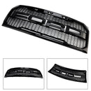 Gloss Black Raptor Style Front Bumper Grille Grill Fit Ford F150 2009-2014