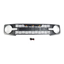 Black Front Bumper Grille Grill Fit Ford Bronco 2021-2023 With Led Light