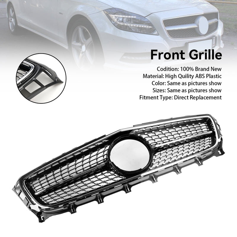 Front Grill Grille Fit Mercedes-Benz W218 CLS-Class ClS350/500/550 2011-2014