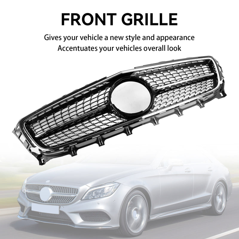 Front Grill Grille Fit Mercedes-Benz W218 CLS-Class ClS350/500/550 2011-2014