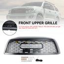 2008-2018 Matte Black Front Bumper Grill Grille Fit Toyota Sequoia  With Led