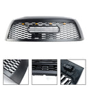 2008-2018 Matte Black Front Bumper Grill Grille Fit Toyota Sequoia  With Led