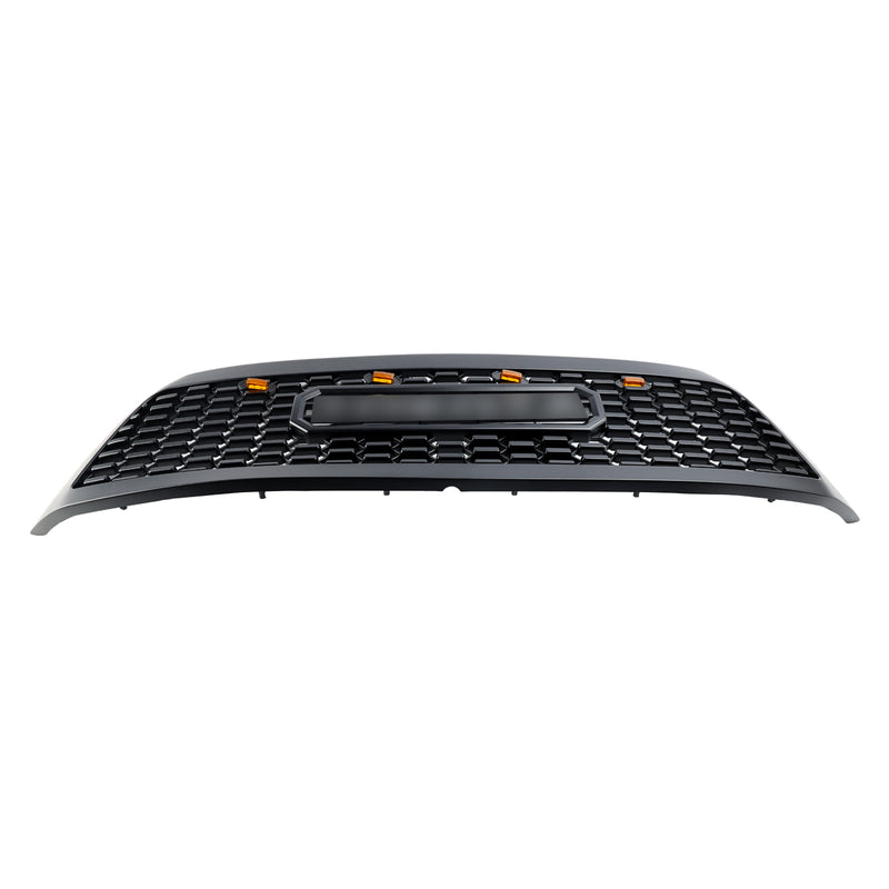 2008-2018 Matte Black Front Bumper Grill Grille Fit Toyota Sequoia  With Led