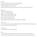 2008-2018 Matte Black Front Bumper Grill Grille Fit Toyota Sequoia  With Led