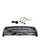2003-2006 Toyota Tundra W/Light + Toyota Letter Matte Black Front Bumper Grill Grille
