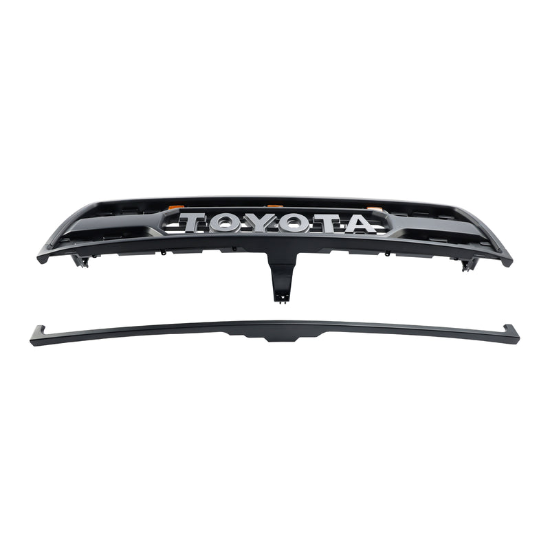 1996-2000 Toyota 4Runner Matte Black Front Bumper Grill Grille With LED & Letter