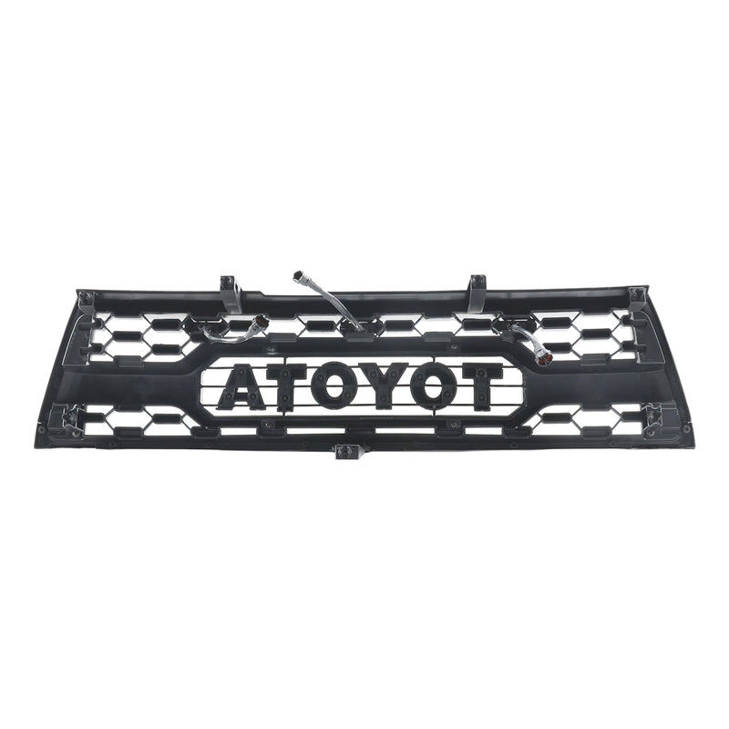 1996-2000 Toyota 4Runner Matte Black Front Bumper Grill Grille With LED & Letter