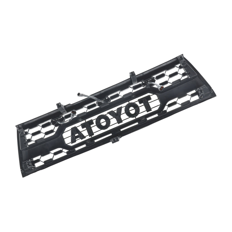 1996-2000 Toyota 4Runner Front Bumper Grill Grille + Matte Black + Lights + Toyota Logo