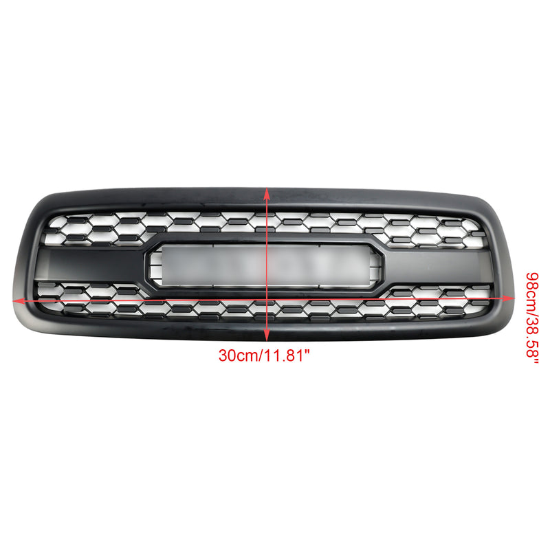 2001-2004 Toyota Sequoia Matte Black Front Bumper Grill Grille W/Lights