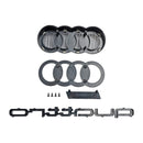 RS7 Style Honeycomb Front Bumper Grill Grille Fit Audi A7 C7 S7 2016-2018 Black