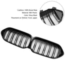 Gloss Black Front Grille Grill Fit BMW 2 Series F44 2020-2023 Coupe M Diamond