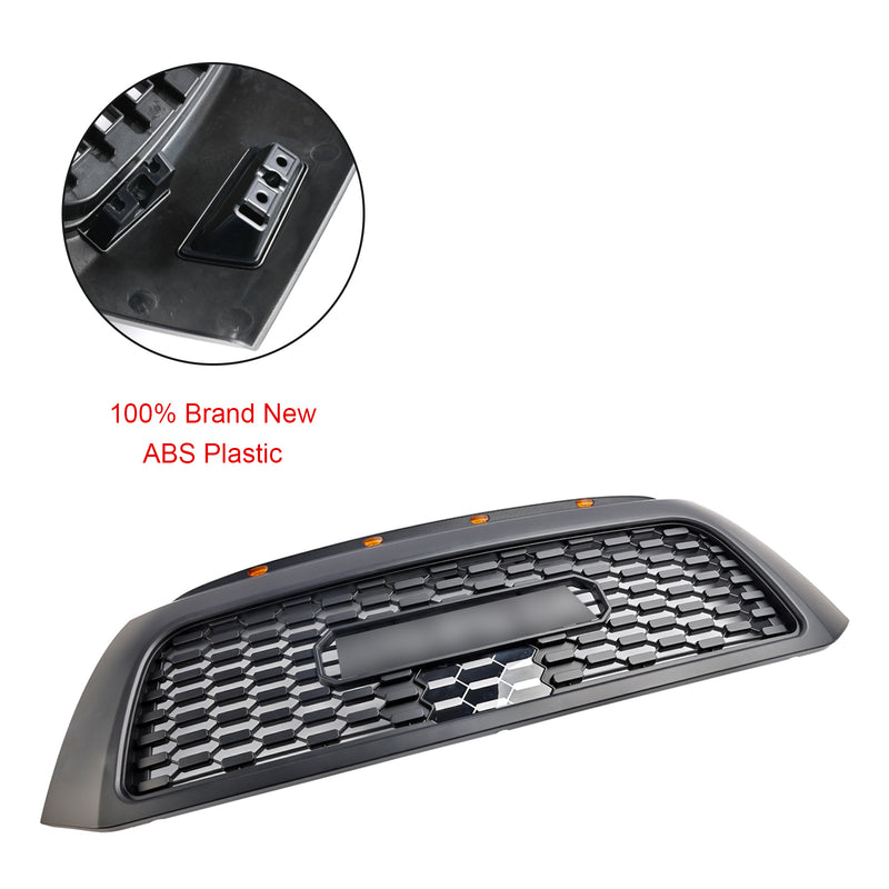 2006-2009 Toyota Tundra TRD PRO Black Honeycomb Front Bumper Grill Grille With LED