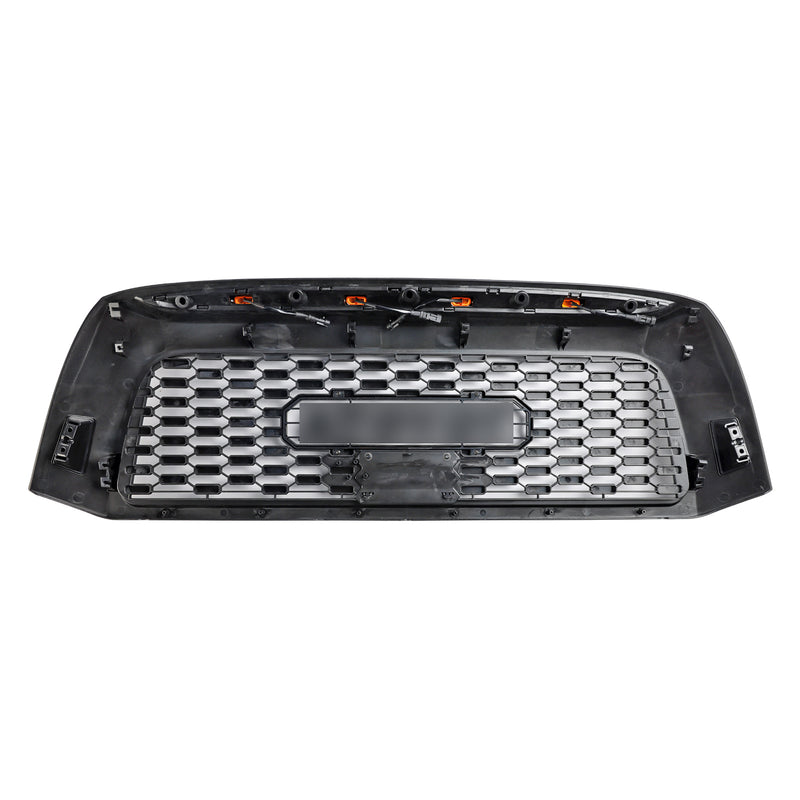2006-2009 Toyota Tundra TRD PRO Black Honeycomb Front Bumper Grill Grille With LED