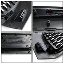 2006-2009 Toyota Tundra TRD PRO Black Honeycomb Front Bumper Grill Grille With LED