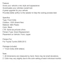 2006-2009 Toyota Tundra TRD PRO Black Honeycomb Front Bumper Grill Grille With LED