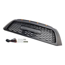 2006-2009 Toyota Tundra TRD PRO Black Honeycomb Front Bumper Grill Grille With LED
