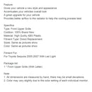 2005-2007 Toyota Sequoia Matte Black Front Bumper Grill Grille W/ Led Light