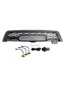 2005-2007 Toyota Sequoia Matte Black Front Bumper Grill Grille W/ Led Light