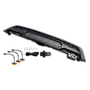 2005-2007 Toyota Sequoia Matte Black Front Bumper Grill Grille W/ Led Light