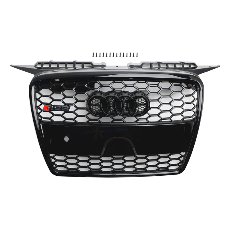 RS3 Style Front Bumper Grill Grille Fit Audi A3 8P 2004-2008 8P4853651A