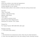 Honeycomb Front Bumper Grill Grille Fit Toyota Tacoma 1997-2000 TRD PRO With LED Lights