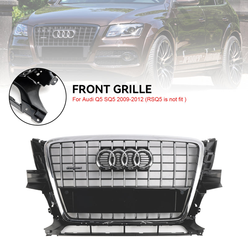 Front Bumper Grill Grille 8R0853651PT94 Fit Audi Q5 2009-2012 Chrome