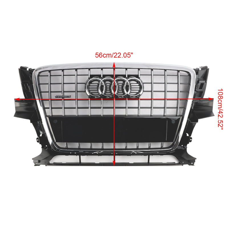 Front Bumper Grill Grille 8R0853651PT94 Fit Audi Q5 2009-2012 Chrome