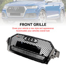 2016-2019 Audi Q7 Gloss Black Front Bumper Radiator Vent Mesh Grille Grill