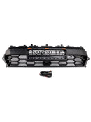 Black Front Bumper Grille Grill Fit Toyota Tacoma 2024+ With Led & Light Bar