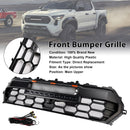 2024 Toyota Tacoma Black Front Bumper Grille Grill With Led & Light Bar & Letter