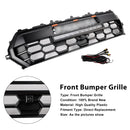 2024 Toyota Tacoma Black Front Bumper Grille Grill With Led & Light Bar & Letter