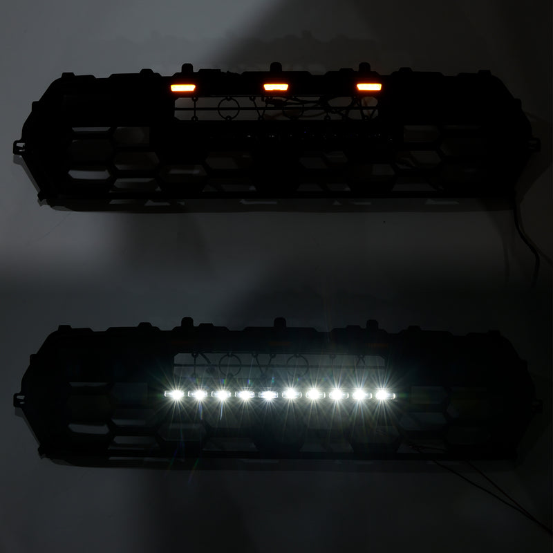 2024 Toyota Tacoma Black Front Bumper Grille Grill With Led & Light Bar & Letter