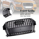 2011-2015 Audi Q3/S-Line Gray Chrome Front Mesh Grille Grill 5060531048501