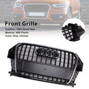 2011-2015 Audi Q3/S-Line Gray Chrome Front Mesh Grille Grill 5060531048501