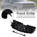 Z71-Look Front Bumper Grille Fit Chevrolet Tahoe/Suburban 2021-2024 Black