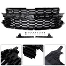 Z71-Look Front Bumper Grille Fit Chevrolet Tahoe/Suburban 2021-2024 Black