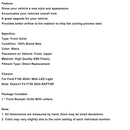 2024+ Ford F150 With LED Black Front Bumper Grille Grill