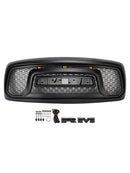 2002-2005 Dodge RAM 1500/2500/3500 Rebel Style Front Bumper Grill Grille