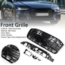 Black Front Bumper Grille Grill 4K0853651T Fit Audi A6 S6 2019-2023