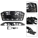 Black Front Bumper Grille Grill 4K0853651T Fit Audi A6 S6 2019-2023