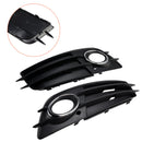 Pair Car Fog Light Grill Cover Left&Right For Audi A4 B8 S-Line S4 2008-2012