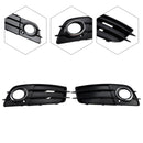 Pair Car Fog Light Grill Cover Left&Right For Audi A4 B8 S-Line S4 2008-2012
