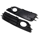 Pair Car Fog Light Grill Cover Left&Right For Audi A4 B8 S-Line S4 2008-2012
