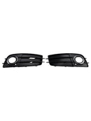Pair Car Fog Light Grill Cover Left&Right For Audi A4 B8 S-Line S4 2008-2012
