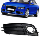 Car Left Side Fog Light Grille Cover  For Audi A4 B8 S-Line S4 2008-2012