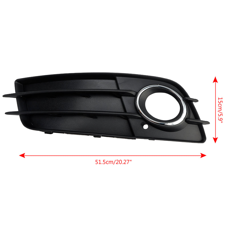 Car Left Side Fog Light Grille Cover  For Audi A4 B8 S-Line S4 2008-2012