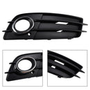 Car Right Side Fog Light Grille Cover For Audi A4 B8 S-Line S4 2008-2012