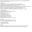 Radiator Guard Cover Protector for Honda Rebel CMX 300 500 2017-2024 Black Generic