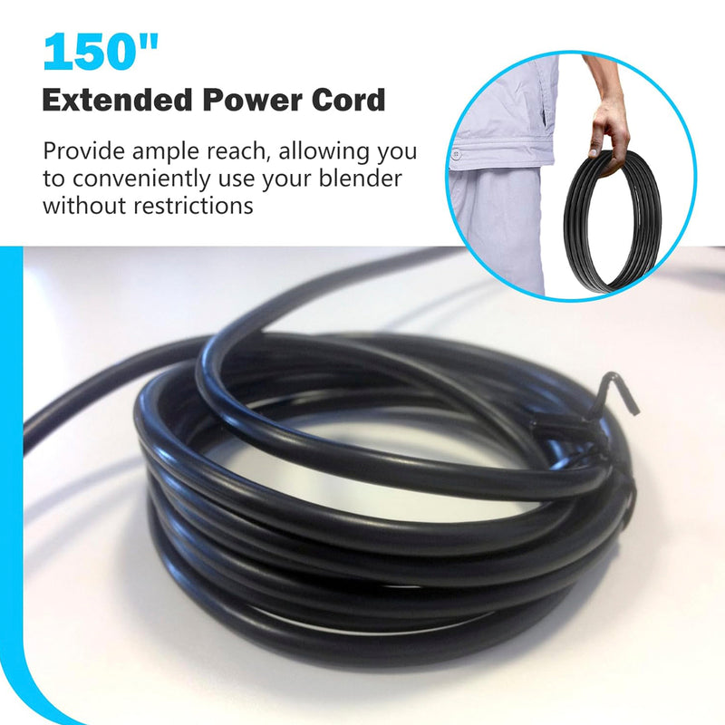 Power Cord Replacement 89143 150"  Robot Coupe MP Series Immersion Blenders
